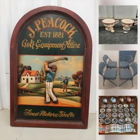 MaxSold Auction: This online auction features collectible cards, crystal ware, fine china, vintage advertising, Royal Doulton, wooden stools, holiday decor, costume jewelry, K’nex, Disney, dishware, DVDs, model cars, vintage toys, wedding items, board games and much more!