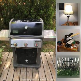 MaxSold Auction: This online auction features antique solid wood furniture, Rugs, Plants, Vintage toys games and novelties, Homecare & Cleaning supplies, Men's and Women's clothing, footwear and accessories, Royal Doulton figures, Small Kitchen Appliances, Food prep, & gadgets, Fridge, Camping gear, BBQ & Outdoor Patio furniture, Home Repair & Improvement Equipment and Supplies, TVs, Computer Equipment and Components, Stereo Equipment & Components, Yard and Garden Grooming tools & Supplies, Workshop Power Tools & Equipment, Hand Tools & Hardware, Mid-Century Glassware, Dinnerware & Kitchen sundries, Pet Gear. Sewing notions, kid's books, Sporting goods & gear, Bikes and much more!