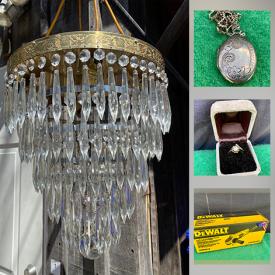 MaxSold Auction: This online auction features oil on canvas, chandelier, sterling silver jewelry, 10k gold jewelry, DeWalt grinder, Canadian coins, LEGO, albums, bone china, graphic novels, jewelry making tools and supplies and much more!