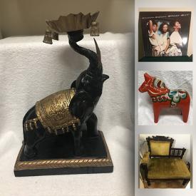 MaxSold Auction: This online auction features art glass, Satsuma pottery, antique settee, LPs, learning toys, vintage glassware, collectible figurines, vintage books, and much more!