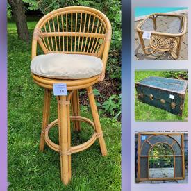 MaxSold Auction: This online auction features Exercise Equipment, Kenyan Soap Carving, Stained Glass Window, Vintage Lamp, Board Games, Garden Ornaments, Lawn Mower, Patio Set, Aquarium, Fishing Gear, Wheelchairs, Medical Bed, Garden Clay Pots and much more!