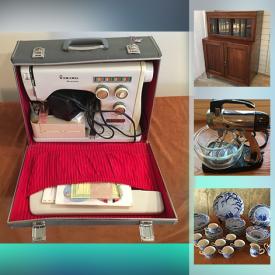 MaxSold Auction: This online auction features Nouveau Statue, MCM Handmade Bench, Woodcraft Skittle Game, TV, Goebel Hummel Figurines, Small Kitchen Appliances, Costume Jewelry, Antique Persian Rug, Sewing Machine, Workout Equipment and much more!