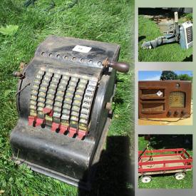 MaxSold Auction: This online auction features Vintage Tools, Yard Tools, Power Tools, Chainsaws, Antique Golf Clubs, Antique Radio, Outboard Motor, Snow Blower, Air Compressor, Vintage Bikes and much more!