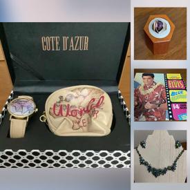 MaxSold Auction: This online auction features jewelry, vintage books, collectible olympic pin, LPs, pearl necklace, vintage photographs and much more!