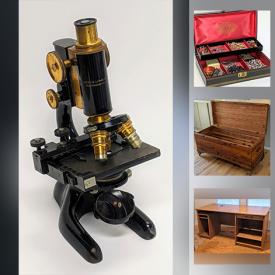 MaxSold Auction: This online auction features Camera Gear, Binoculars, Vintage Telescope, Vintage Teapot, Hand Tools, Salt and Pepper Shakers, Office Supplies, Cedar Chest, Garden Supplies and much more!