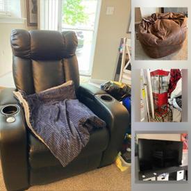 MaxSold Auction: This online auction features gaming chair, Bean bag chairs, kid's bikes, popcorn machine, video game system, toys, children's books, TV, loft bed, small kitchen appliances, inspirational sayings, motorized cars, and much more!