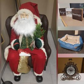 MaxSold Auction: This online auction features Vintage Pyrex, Art Glass, Teacup/Saucer Sets, Vintage Milk Glass, NIP Spa Socks, Decor Signs, Designer Umbrellas, New Cardboard Boxes, Blow-up Santa and much more!