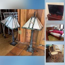 MaxSold Auction: This online auction features furniture such as bed frames, chairs, nightstands, TV stand, lighted buffet, wooden stools, dining table and more, porthole mirror, lamp, books, electronics, mobility aids, serving ware, platters, home decor, faux florals, tools and much more!