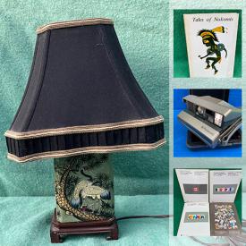 MaxSold Auction: This online auction features collectibles such as stamp albums, sterling silver, Portmeirion, MCM chairs, MCM coffee table, wall art, antique brooch, LG TV, vintage toys, costume jewelry, art glass, raw minerals and crystals, gem cutter and much more!