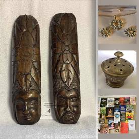 MaxSold Auction: This online auction features Wood Carvings, Costume Jewelry, Coins, Power Tools, Collectible Teacups, LPs, Chain Saw, Antique Door Knobs, Wade Figurines and much more!