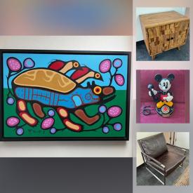 MaxSold Auction: This online auction features Indigenous Paintings, Indigenous Sand Art, Soapstone Carving, Modern Designer Chairs, Leather Furniture, Small Refrigerator, Zhejiang Drum, Craft Supplies, Koosh Toys, Therapy Books and much more!