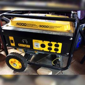 MaxSold Auction: This online auction features Champion 4000 Watt Generator, Nexgrill Double Barbeque, Utility Trailer - 6 Feet X 8 Feet, Collectible AC Delco Lighted Sign, Freud Biscuit Joiner, Haussmann Nailer, MotoMaster Mobile Power Pack, Black and Decker Circular Saw, Toro Leaf Blower and much more!