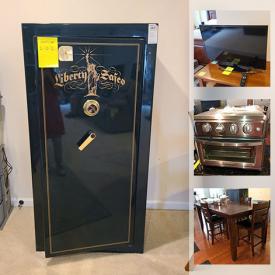 MaxSold Auction: This online auction features furniture such as a kitchen table and chairs, hutch, dressers, coffee table, Sonoma end table, dining room table, electric recliner, bench, cabinet, bookcase, desk and more, puzzles, Samsung TV, decor, vacuums, Akorn Char-Griller, doormat, crates, arc floor light, small kitchen appliances and much more!