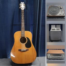 MaxSold Auction: This online auction features Stereo Components, Acoustic Guitars, TVs, Stereo Speakers, LPs and much more!