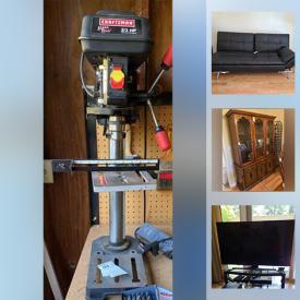 MaxSold Auction: This online auction features Small Kitchen Appliances, TV, Glockenspiel, Washer, Dryer, Vintage Drop Down Desk, BBQ Grill, Golf Clubs, Camping Supplies, Waterford Crystal Glasses, Power Tools and much more!