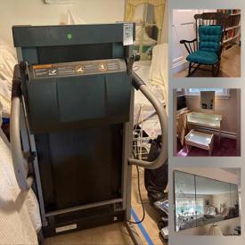 MaxSold Auction: This online auction features fine china, silver plate, furniture such as Ethan Allen chair, La-Z-Boy recliner, and sofa, lamp, books, Rival microwave, kitchen appliances, treadmill, CDs, LPs, DVDs, Amazon Kindle, Sony printer and much more!