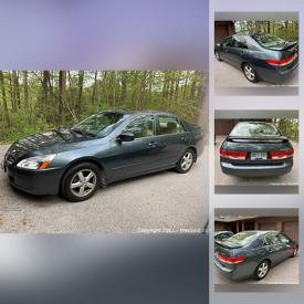 MaxSold Auction: This online auction features a 2004 Honda Accord