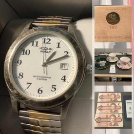 MaxSold Auction: This online auction features Coins, Banknotes, Stamps, Collectible Teacups, Jewelry, Masonic Papers, Stamp Accessories, Ottawa Senators Collectibles, Video Game Systems, Office Supplies, Vintage Postcards, Cat Collectibles, Toys, Power & Hand Tools, Board Games, Camping Gear and much more!