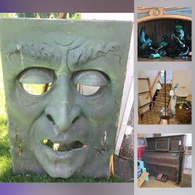 MaxSold Auction: This online auction features MCM Lamps and Furniture, Vintage Organ, Vintage Electronics, Art, Brass Decor, Pottery, Glassware, Salt and Pepper Collection, Large Avon Collection, Elvis Memorabilia, Treadmill, Tools, Toolbox and much more.