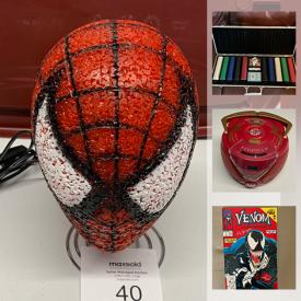 MaxSold Auction: This online auction features Video Game System, Legos, Games & Puzzles, Technic Kit, Comics, Camping Gear, Novelty Banks, Action Figures, African Style Masks, LPs, Toys and much more!