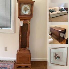 MaxSold Auction: This online auction features clay art, printer, art glass, area rugs, leather furniture, costume jewelry, framed wall art and much more!