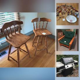 MaxSold Auction: This online auction features BBQ Grill, Kenyan Masks, Art Pottery, Craft Supplies, Wooden Animals, Games & Puzzles, Handmade Parkas, Camping Gear, Apple TV, Toys, Costume jewelry, Air Purifier and much more!