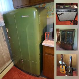 MaxSold Auction: This online auction features Vintage Refrigerator, Vintage Ceramic Figurines, Vintage Room Divider, Vintage Pyrex, Small Kitchen Appliances, Watches, TV, Jardmere Pottery, Violins, Amplifiers, Guitars, Electric Recliner, Lawnmower, Snow Blower and much more!