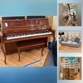 MaxSold Auction: This online auction features wall art, art supplies, lamps, planters, art glass, glassware, kitchen appliances, down sofa, Bose sound machine, camping equipment, garden equipment and much more!