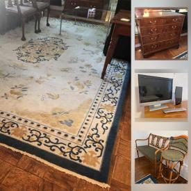 MaxSold Auction: This online auction features Polaroid monitor, furniture such as side tables, wood dressers, wood tables, and leather covered chairs, dishware, cookware, area rugs, wall art, lamps and much more!