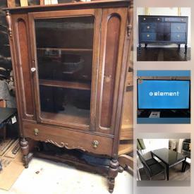 MaxSold Auction: This online auction features Antique & Solid wood furniture, TVs, Bottles, Cedar Chests, Home Repair & Improvement Equipment and Supplies, Chest freezer and much more!