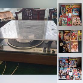 MaxSold Auction: This online auction features Electronic drum pad, Toys, Board Games, Comics, LPs, Edison Records, Stamps, Vintage Books, Costume Jewelry, Sports Cards, Vintage Magazines and much more!