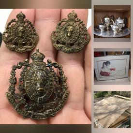 MaxSold Auction: This online auction features Collectible Teacups, Navajo Indian Sand Art, Exercise Equipment, Poole Pottery, Guitar, Fishing Gear, Transfer Ware, Parkas, Coins, Wood Carvings and much more!