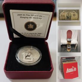 MaxSold Auction: This online auction features Coins & Banknotes, Snowboard, LPs, Puzzles, Sunglasses, Star Wars Collectibles, Video Games and much more!