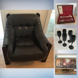 MaxSold Auction: This online auction features furniture such as a desk, metal cabinets, dining table, end. table, armchair, portable work table frame and more, lamp project, sterling silver hairclip, pendant light, linens, hats, plate, home decor, art, jewelry and much more!