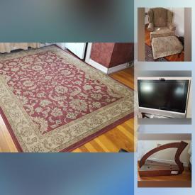 MaxSold Auction: This online auction features bone china, NIB bathroom sink, Bose sound system, 36” Vizio TV, Canon printer, Gaelic lap harp, furniture such as farmhouse table, buffet cabinet, and wicker chairs, wall art, small kitchen appliances, area rugs, holiday decor, yard tools, mountain bikes, exercise equipment and much more!