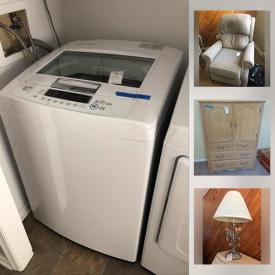 MaxSold Auction: This online auction features furniture, electric recliner, china by Aynsley, Lenox, Royal Worcester, glassware, art, tools, kitchenware, washer, dryer, jewelry and much more!