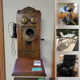 MaxSold Auction: This online auction features Vintage Toys, Camping Gear, Art Supplies, Power & Hand Tools, Patio Set, Garden Tools, Snowblower, Engine Crane, Small Kitchen Appliances, Decorative Plates, Mantle Clock, TV, Electric Piano, Computer Gear, Vintage Games, Model Tractors and much more!