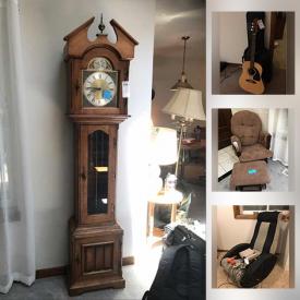 MaxSold Auction: This online auction features baseball collectibles, automotive supplies, DVDs, PS4 games, NES with games, 40” Samsung TV, snowboards, kitchenware, yard tools, dishware, furniture such as dressers, gaming chair, media center, and recliners, wall art, lamps, office supplies, and more!