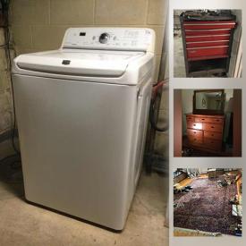 MaxSold Auction: This online auction features Area Rugs, Dollhouse, Dehumidifier, Duck Decoys, Audio Equipment, Vacuums Printers, Bed Frame Power & Hand Tools, Air Compressor, Plastic Bins, Washer, Dryer and much more!