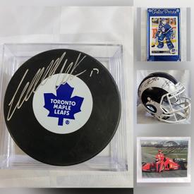 MaxSold Auction: This online auction features Autographed Sports Memorabilia, Replica Championship Ring, Sports Trading Cards, Jerseys, Hats and much more!