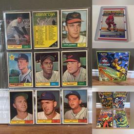 MaxSold Auction: This online auction features Sports & Non-Sports Cards, Comics, Video Game Systems, NIP Action Figures, Vintage Toys, Autograph Cards, Sports Books, NIB Barbies, Video Games and much more!