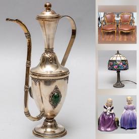 MaxSold Auction: This online auction features Sterling Silver, Jewelry, Art Glass, Spode Collector's Plates, Collectible Teacups, Limoges Miniatures, Vintage Watches, Vintage jewelry, Asian Room Divider, and much more!