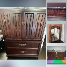 MaxSold Auction: This online auction features a dresser, nightstands, mirror and more!