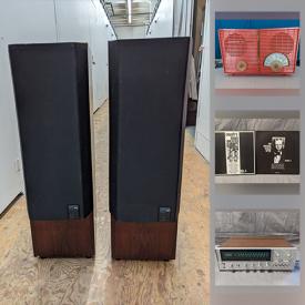 MaxSold Auction: This online auction features record albums, including a treasure trove of rare country blues, folk, gospel, and antique tube radios, vintage audiophile stereo electronics, video game systems and more.