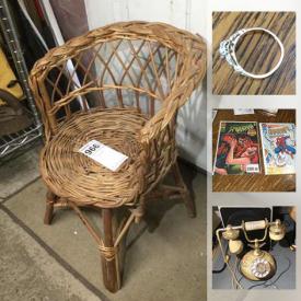 MaxSold Auction: This online auction features Vintage Furniture, Antique Book, Comics, Sports Cards, Vintage Lighter, Coins, Costume Jewelry, Antique Bottles, Antique Tools, Fiesta Teapot, Sports Action Figures, Collector Plates, Hand Tools and much more!