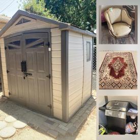 MaxSold Auction: This online auction features Vintage Settee, Vintage Roll Top Desk, Marble Top Nightstand, Queen Sleigh Bed, Exercise Equipment, Dyna Glo Grill, Outdoor Shed, Kingsford Crystal, Small Kitchen Appliances, Costume Jewelry and much more!