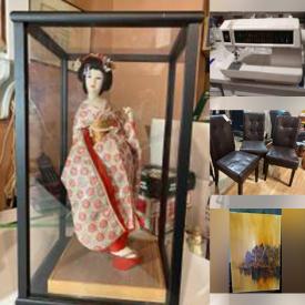 MaxSold Auction: This online auction features a dehumidifier, books, records, art & decor, dishware, glassware, sewing machine, camping stove and much more!