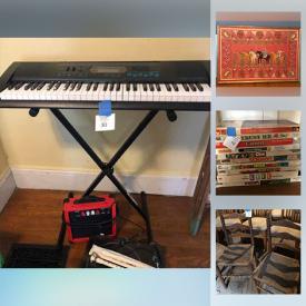 MaxSold Auction: This online auction features Knitting Supplies, circuit, Jewelry, Board Games, Small Kitchen Appliances, Exercise Equipment, Preschool Toys, Puzzles, Music Equipment, Coins, Office Supplies, printer, Mini- Fridge, Bikes and much more!