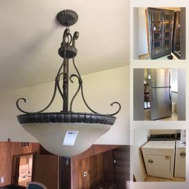 MaxSold Auction: This online auction features Bedroom TV, Thomasville Furniture, Chandelier, Electric Adjustable Bed, Retro Ceiling Lights, Washer, Dryer, Refrigerator, Dishwasher, Upright Freezer and much more!