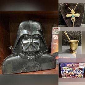 MaxSold Auction: This online auction features Comics, Sports Cards, Board Games, Star Wars Collectibles, Vintage Computer Gear, Model Kits, Jewelry, Vintage Toys, Peanuts Collectibles, Espresso Cups, Motion Detector Light Kit, Children’s Books and much more!